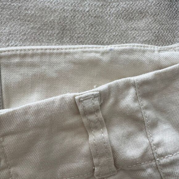 Anthropologie The Colette Cropped Wide-leg Pants by Maeve 32 Linen Edition - Picture 9 of 10